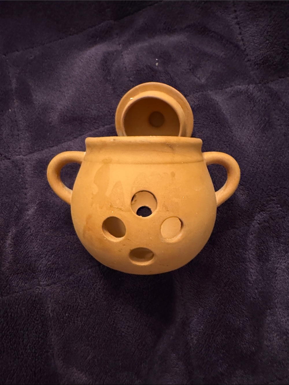 Handmade Terracotta garlic holder